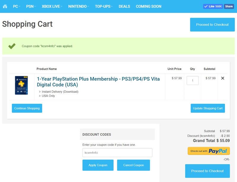 se aplica código descuento 5% de cdkeys