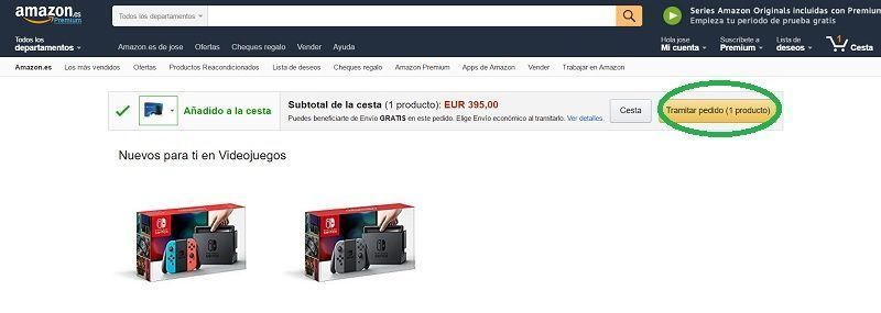 paso 2 es proceed to checkout la ps4 en amazon