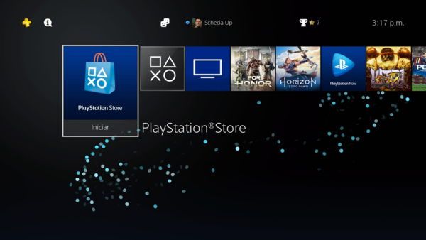 ingresar a la playstation store