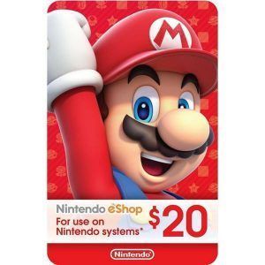 nintendo eshop 20 usd Usa para switch, wii u y 3ds