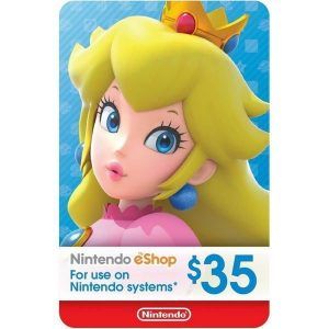nintendo eshop 35 usd usa para switch, wii u y 3ds