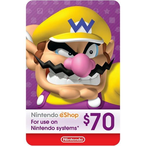 nintendo eshop 70 usd usa para switch, wii u y 3ds