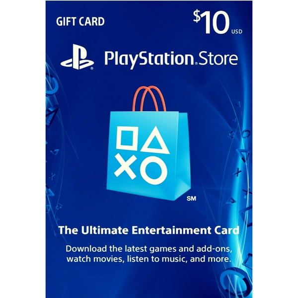 psn card 10 usd en la playstation store