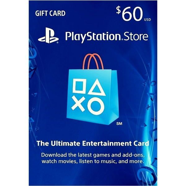psn card 60 usd en playstation store ps4