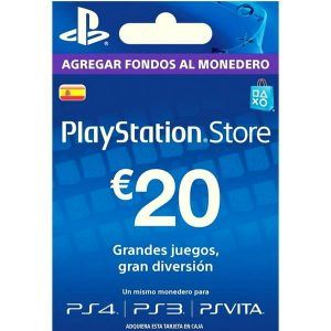 psn 20 euros españa para ps4, ps3 y psvita