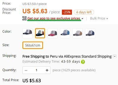 mejores precios en la aplicación aliexpress en adroid o ios