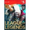 league of legends 5 usd las lan lol riot points rp