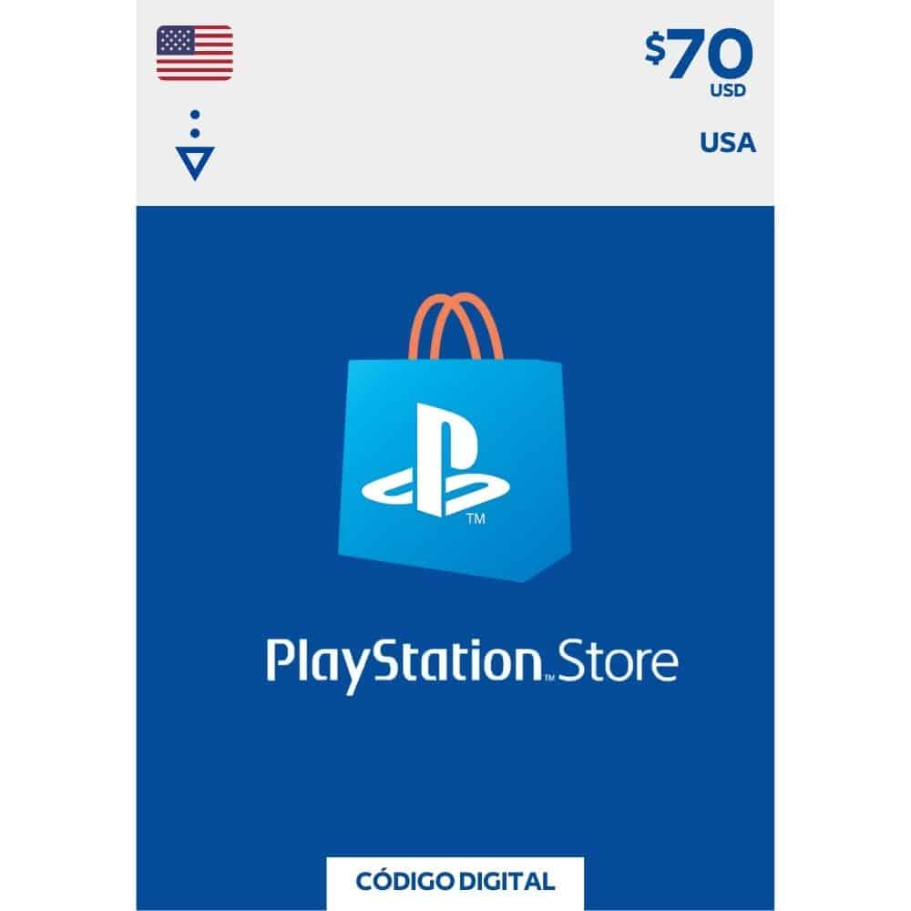 psn card 70 usd usa ps4 ps5 psn store estados unidos