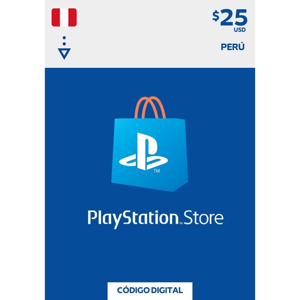 psn card 25 usd peru ps5 ps4