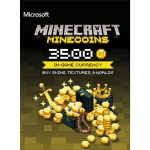 Paquete Minecraft 3500 Monedas para contenido del Marketplace en todas las plataformas