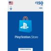psn card 150 usd - playstation network ps5 ps4