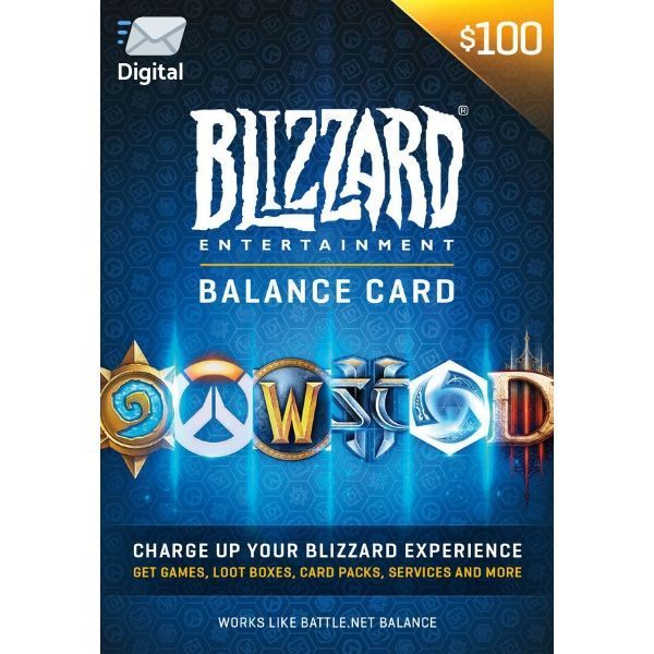 battle.net $100 us en blizzard balance entertaiment