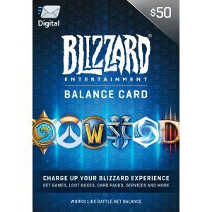 battle.net $50 us en blizzard balance entertaiment
