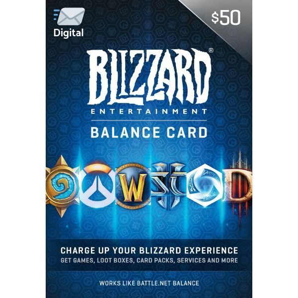 battle.net $50 us en blizzard balance entertaiment