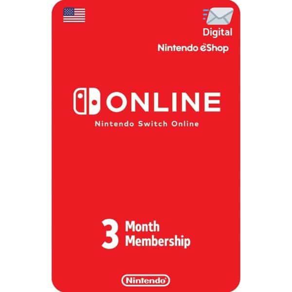 nintendo switch online 3 meses usa para consola switch
